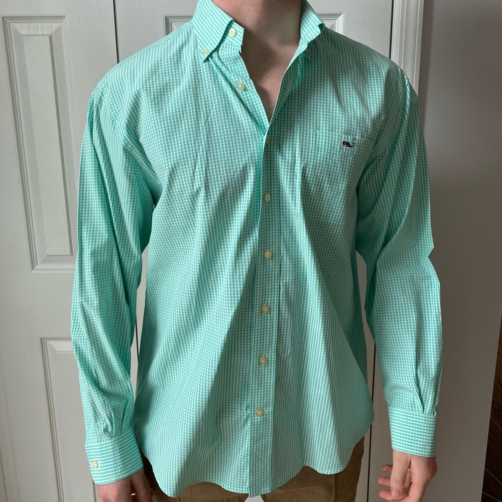 Vineyard Vines Button Down Shirt Checkered - image 1